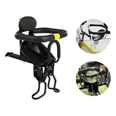 KINDA NICE - Asiento Central Para Bicicleta Asiento Para Niños Negro