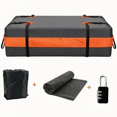 MOONCORE - Maleta De Techo Para Auto Impermeable Con Llave Y Correas