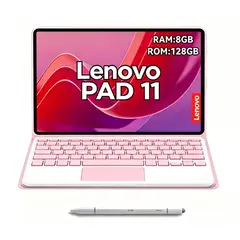 LENOVO - Tablet Pad 11 2025 8GB+128GB 11'' WiFi+Teclado Rosa+Lápiz táctil