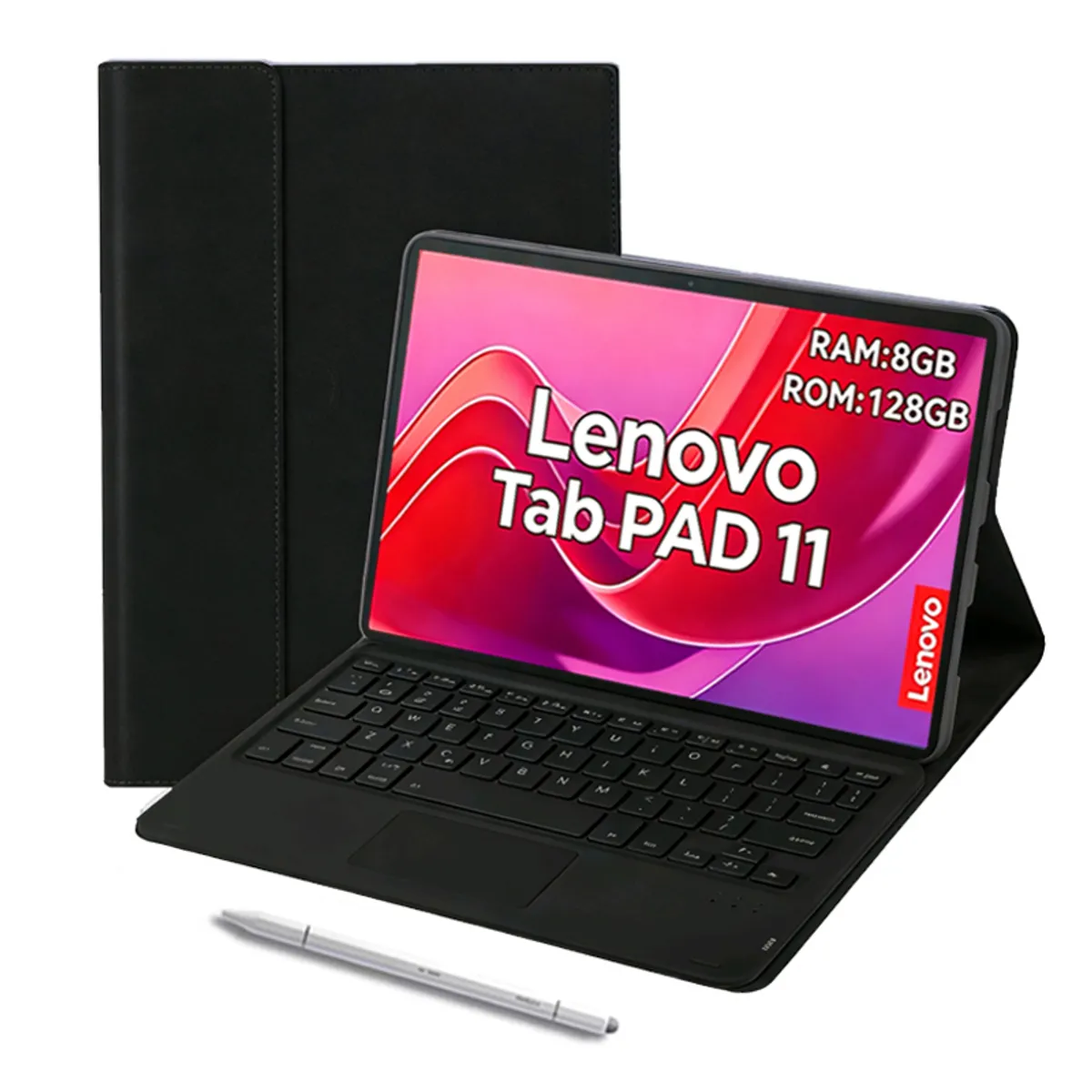 LENOVO - Tablet Lenovo Pad 11 2025 8GB+128GB WiFi 11''+Teclado Negro+Lápiz táctil