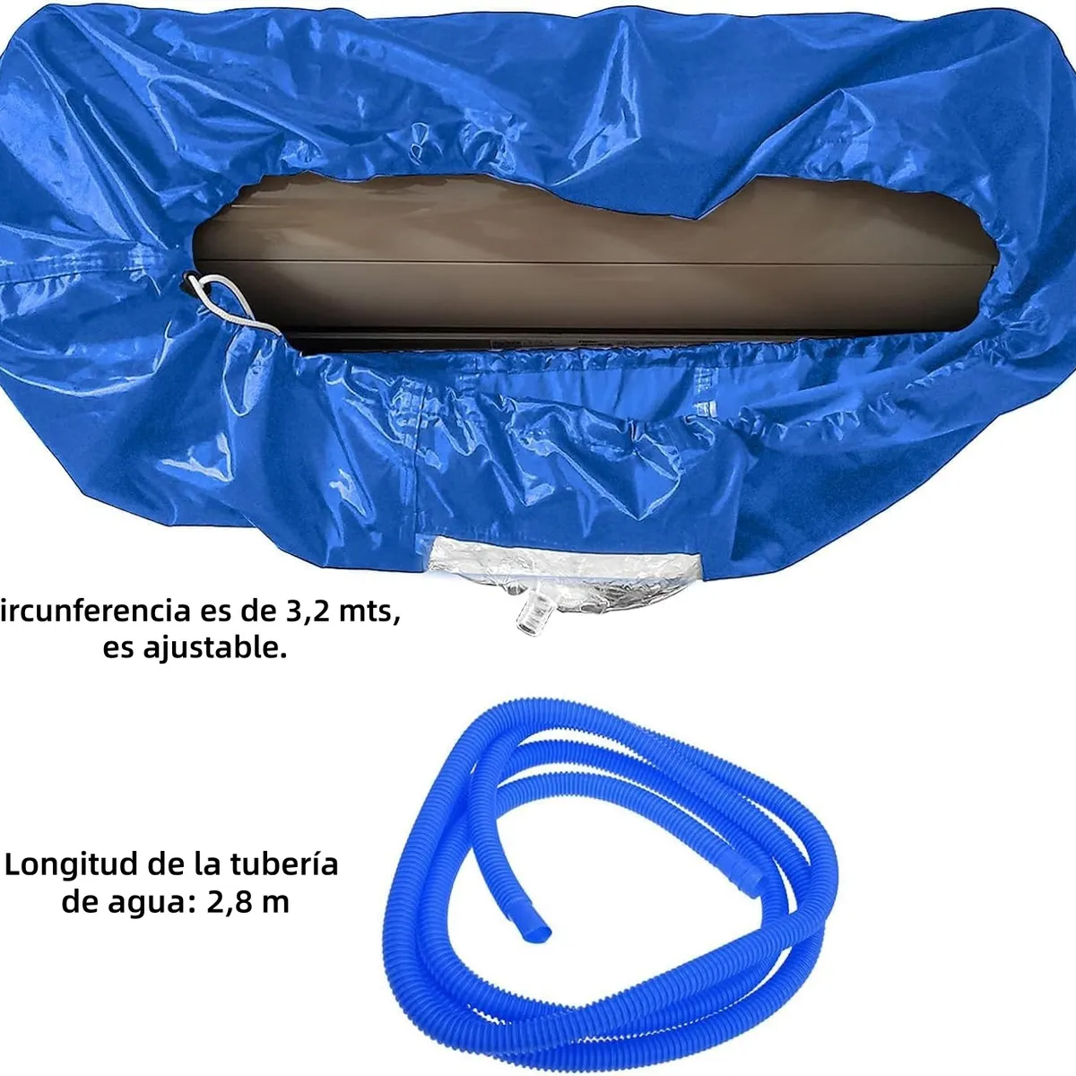 KUANGYE - Kit de Limpieza de Aire Acondicionado,Paquete de Mantenimiento de Aire Acondicionado de Pared
