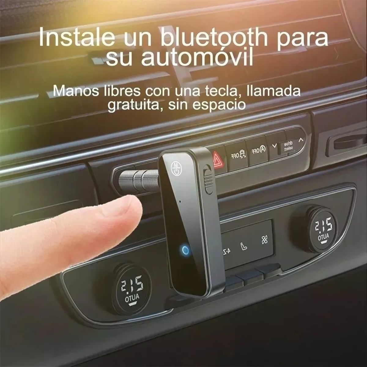 GENERICO - Receptor Bluetooth 5.0 Para Auto Música Audio Adaptador