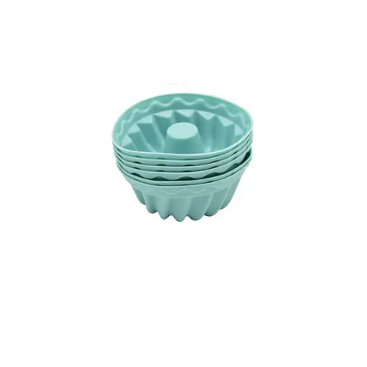 GENERICO - Set 6 Moldes Cupcakes De Silicona