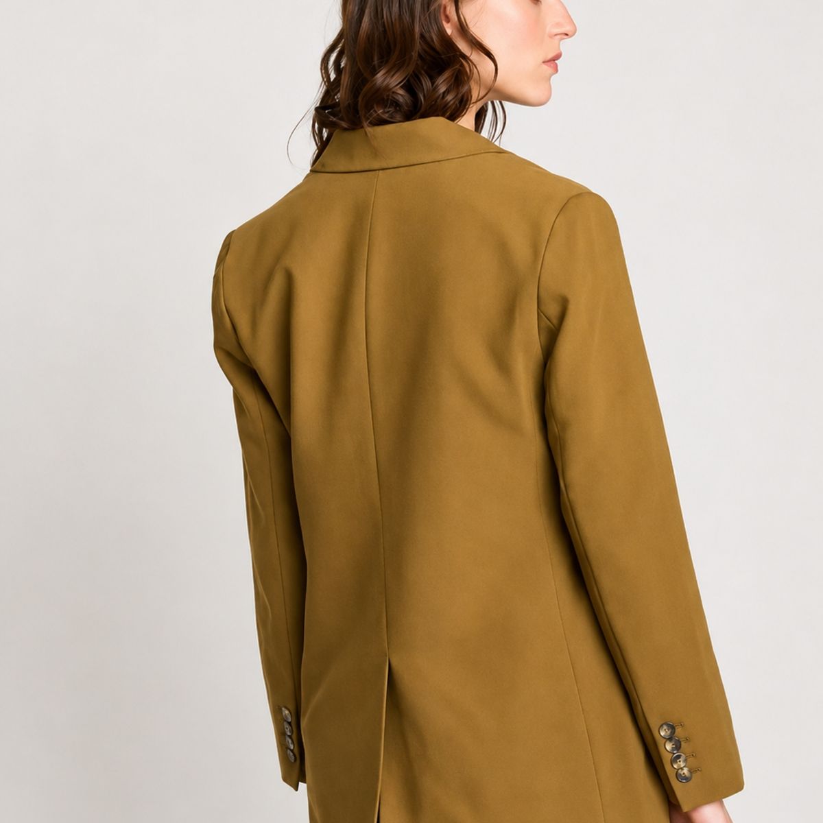 ARZANE - Blazer Mujer Entallado Verde