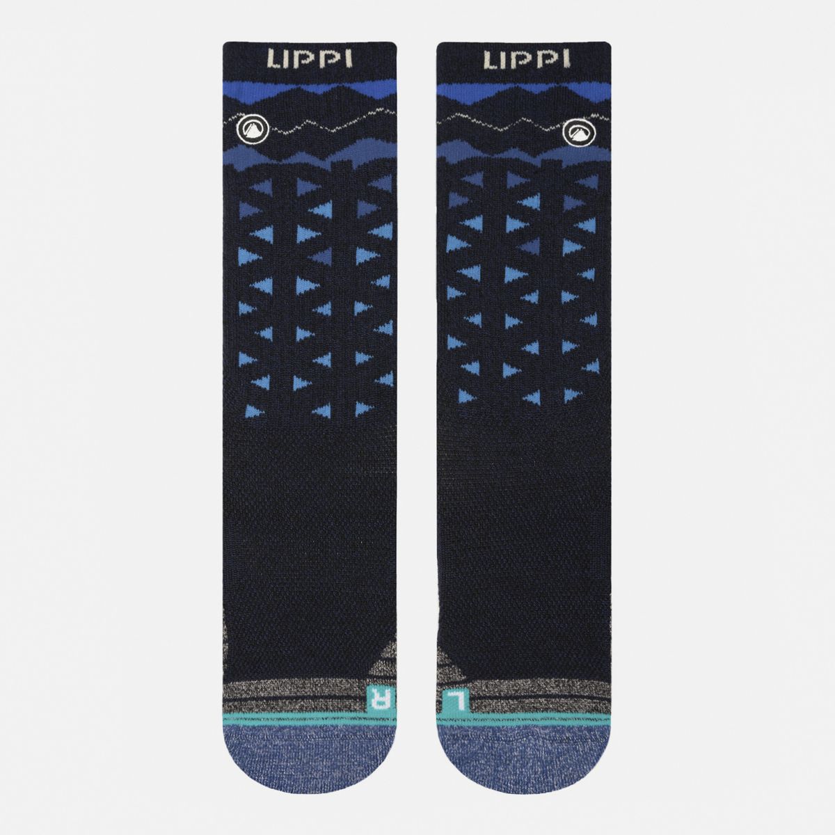 LIPPI - Calcetín Hombre Trekking Warm Socks Azul Marino Melange Lippi