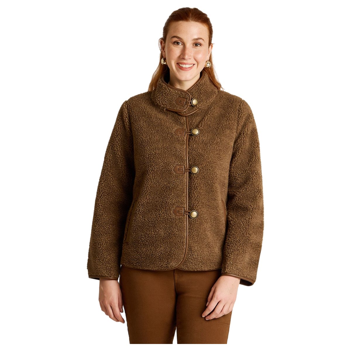 LORENZO DI PONTTI - Chaqueta Manga Larga Mujer Café