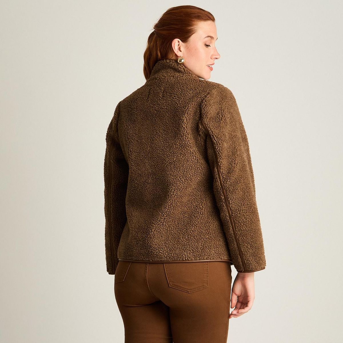 LORENZO DI PONTTI - Chaqueta Manga Larga Mujer Café