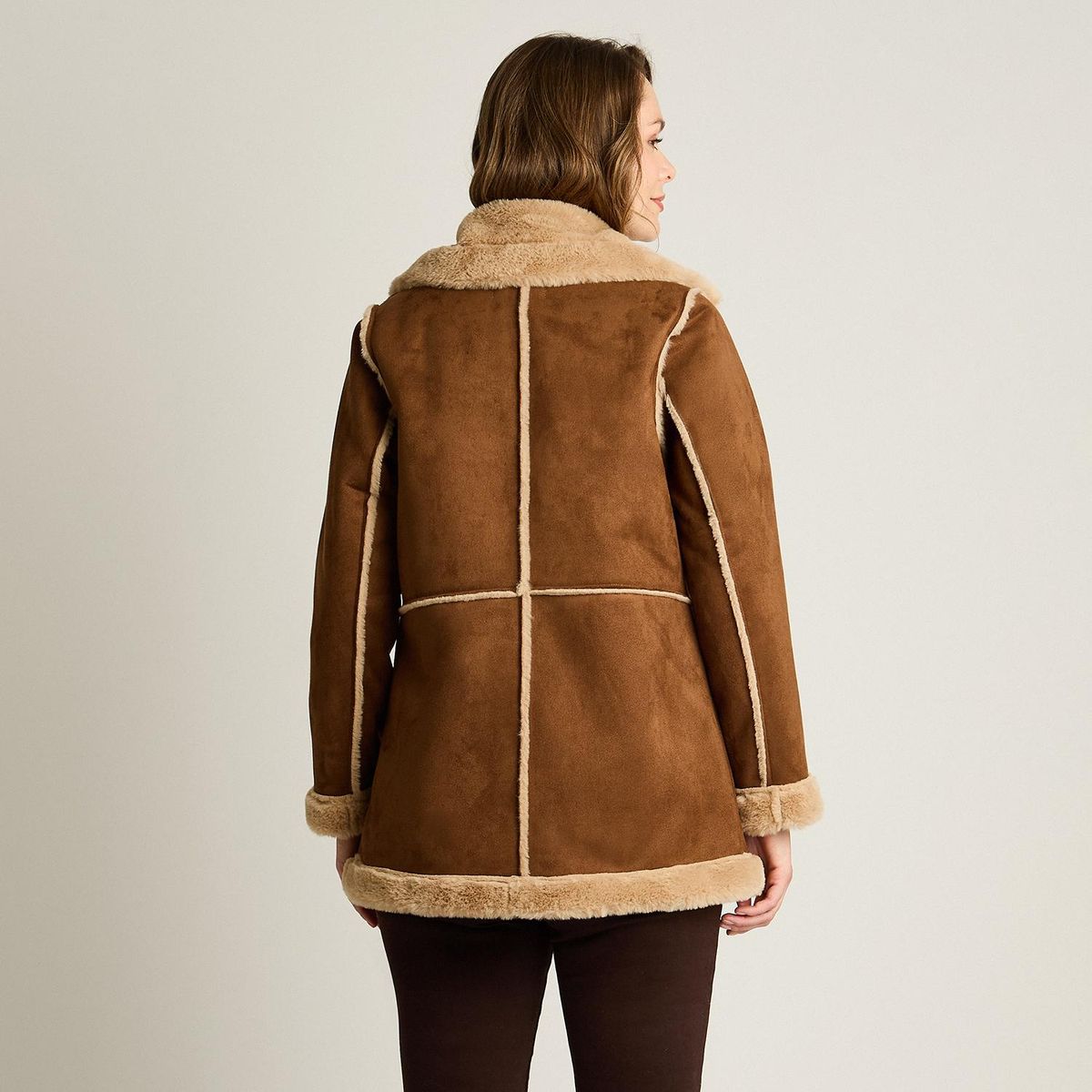 LORENZO DI PONTTI - Chaqueta Manga Larga Mujer Camel