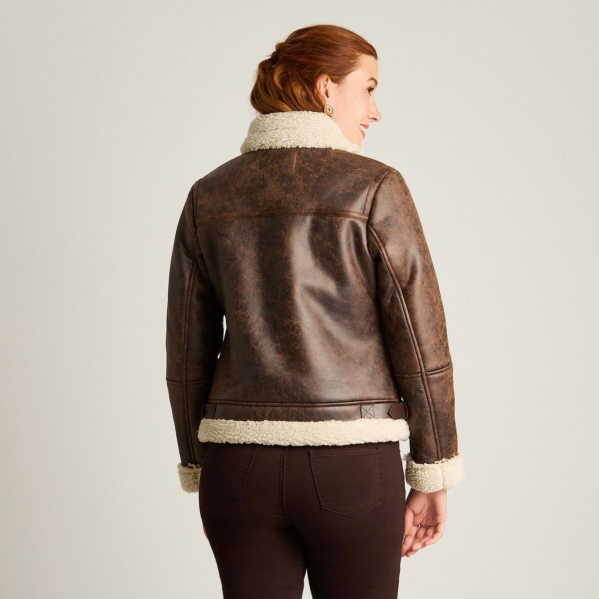 LORENZO DI PONTTI - Chaqueta Manga Larga Mujer Café