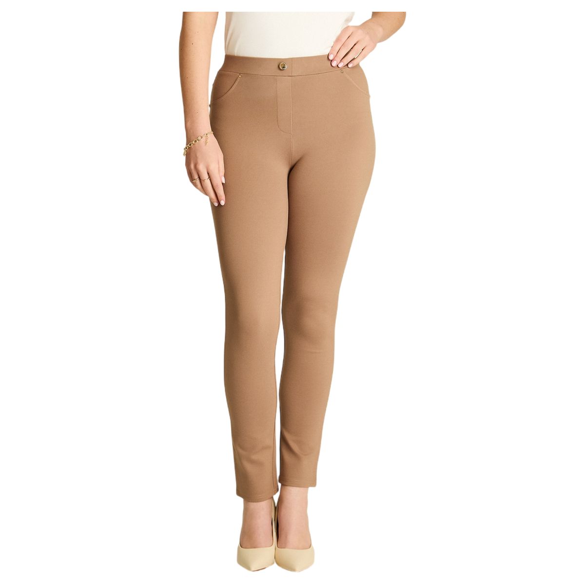 LORENZO DI PONTTI - Calza Camel Slim Push Up Básica