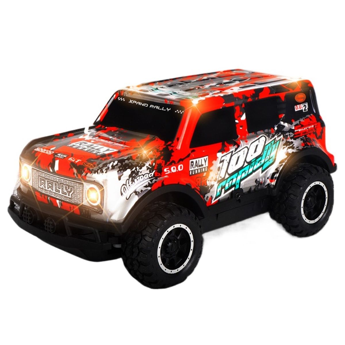 GIOIO - Carro RC Todoterreno 124 con Iluminacion