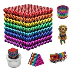 GIOIO - Cubo Magnético 216pzs 5mm Rompecabezas