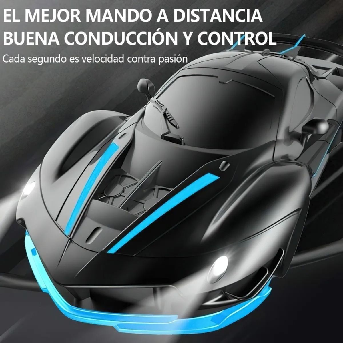 GIOIO - Vehículo RC 118 Negro Figuras Acción