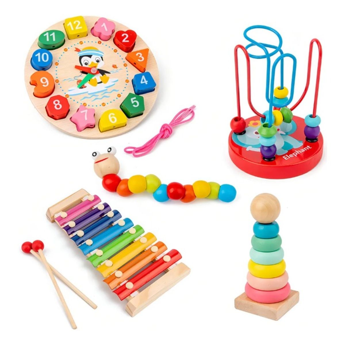 GIOIO - Set Estimulación Temprana 5pzs Rojo