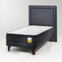 DRIMKIP - Cama Europea Eurotop + Respaldo 1 Plaza Plus