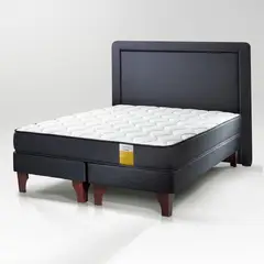 DRIMKIP - Cama Europea Funcional 2 Plazas + Respaldo