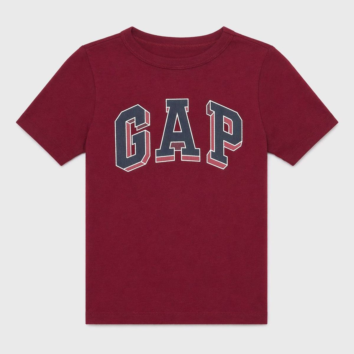 GAP - Polera Niño Gap Logo Manga Corta Rojo