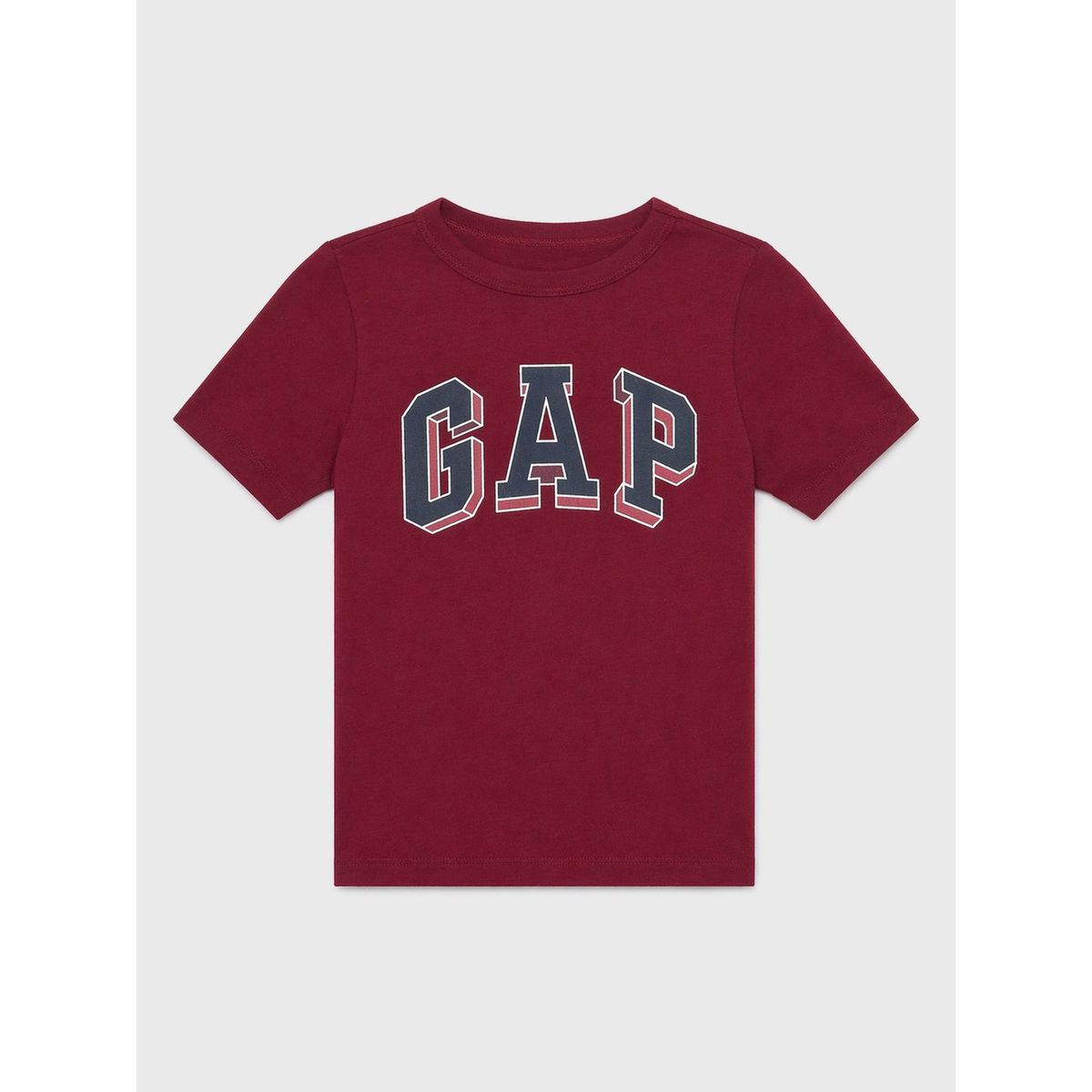GAP - Polera Niño Gap Logo Manga Corta Rojo