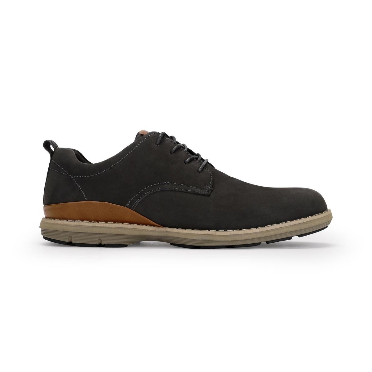 CARDINALE - Zapatos Casual Formal Hombre X-Light Cuero Dozza-0-23 Negro