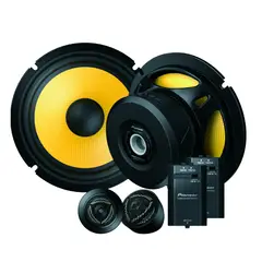 PIONEER - Parlantes Componentes Auto TS-D1740C 6.5" 2 Vías 100W RMS Negro