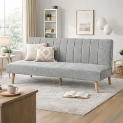 WDS HOME - Futón Railay Tela Gris