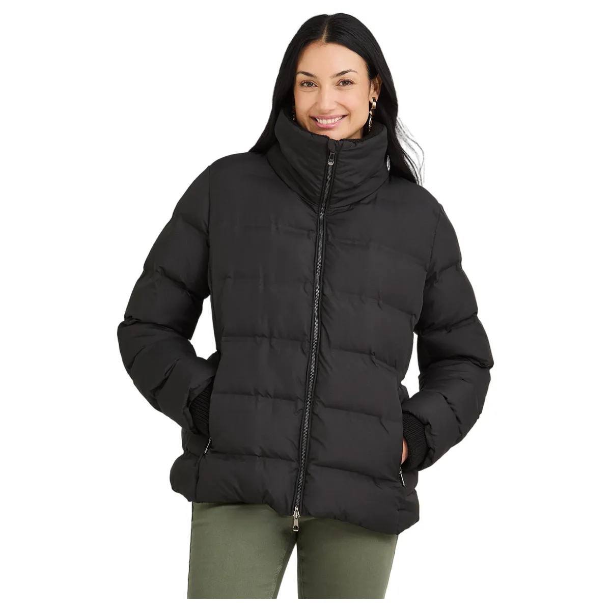 LORENZO DI PONTTI - Parka Corta Mujer Negro