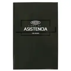 ARTEL - Libro Asistencia Personal Mes 100 hojas