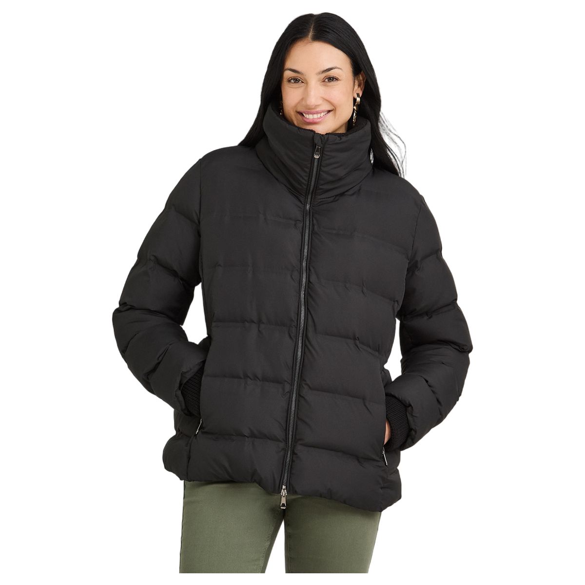 LORENZO DI PONTTI - Parka Corta Mujer Negro