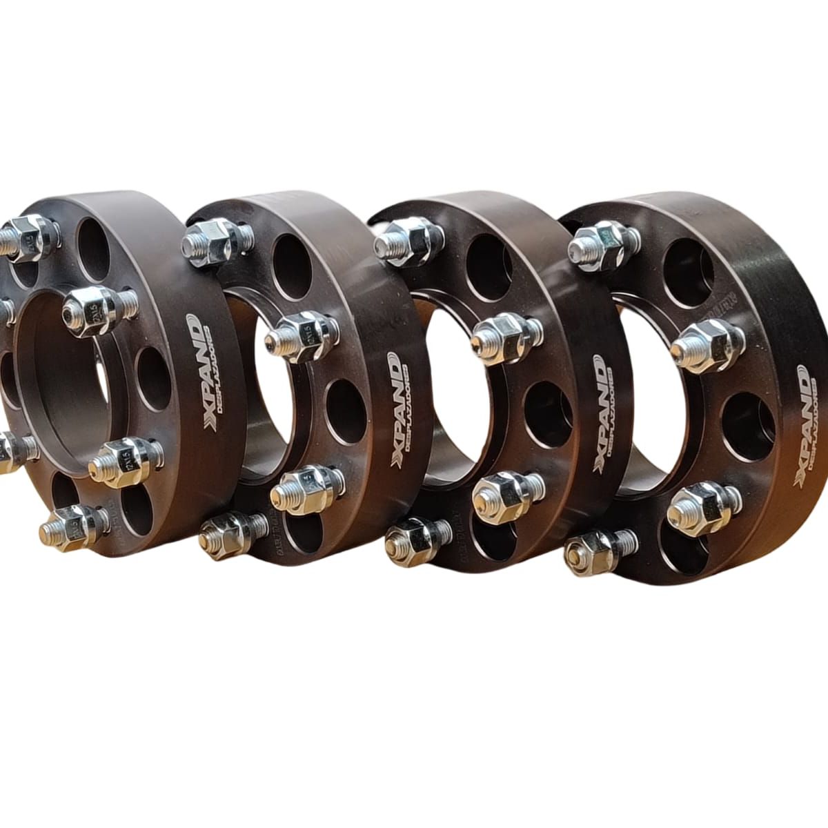 GENERICO - KIT DE 4 DESPLAZADORES PARA FORD RANGER / RANGER RAPTOR EN 1.5" PULGADA CON CENTRADOR
