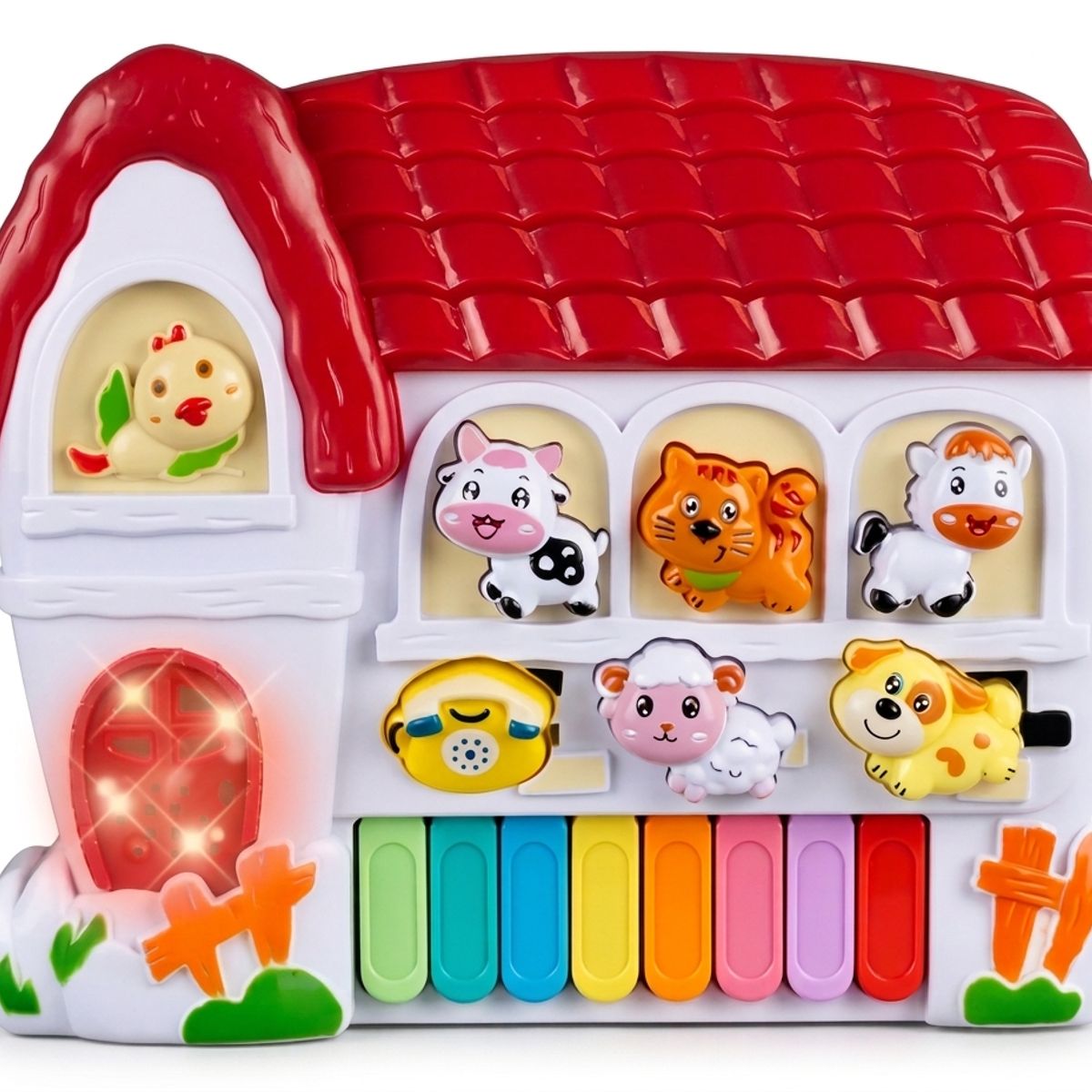 GENERICO - Juguete Piano Sonido Musical Granja Animales Didáctico Bebés