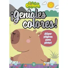 VERTICE - Libro colorea 16 Paginas Capibara