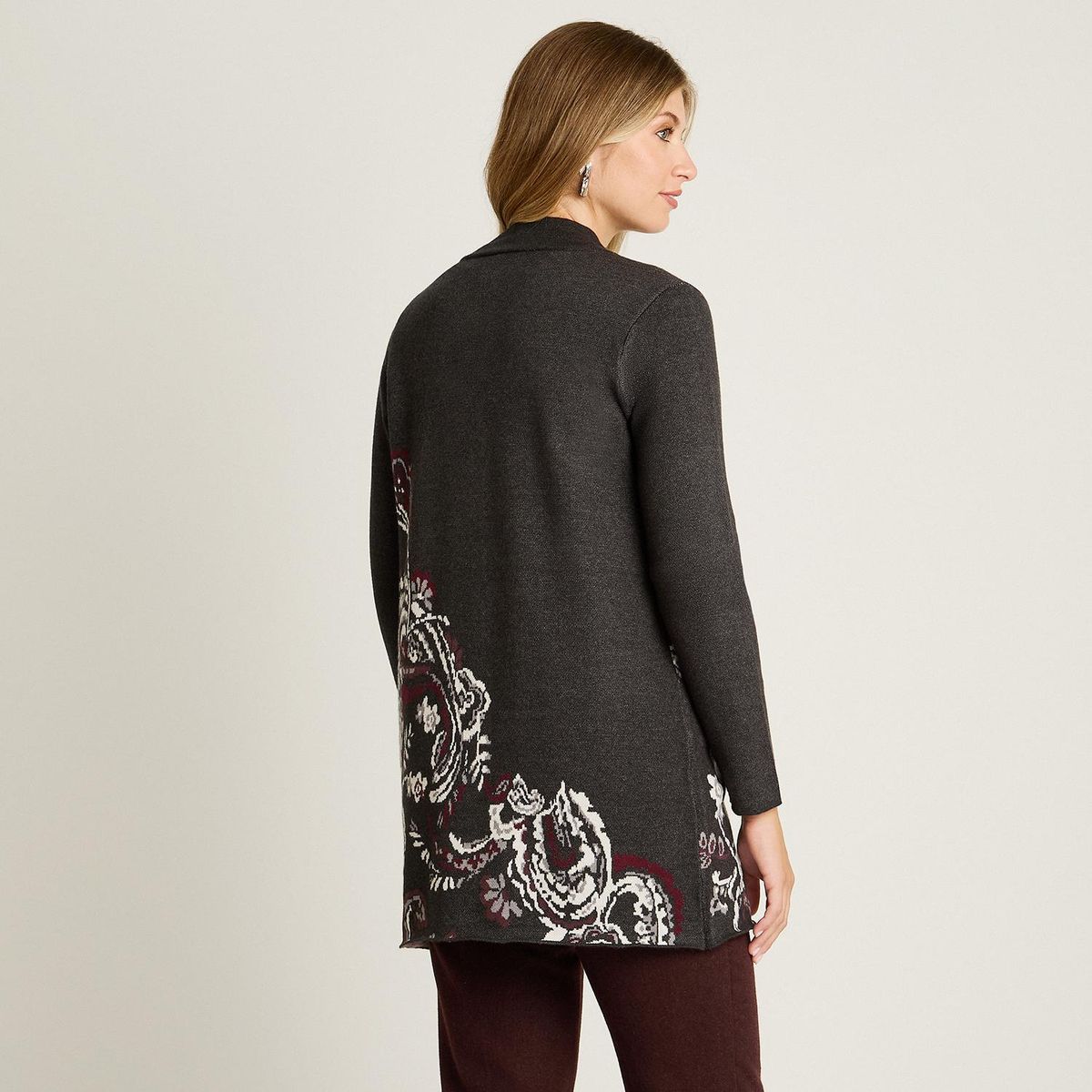 LORENZO DI PONTTI - Cardigan Estampado Mujer Marengo