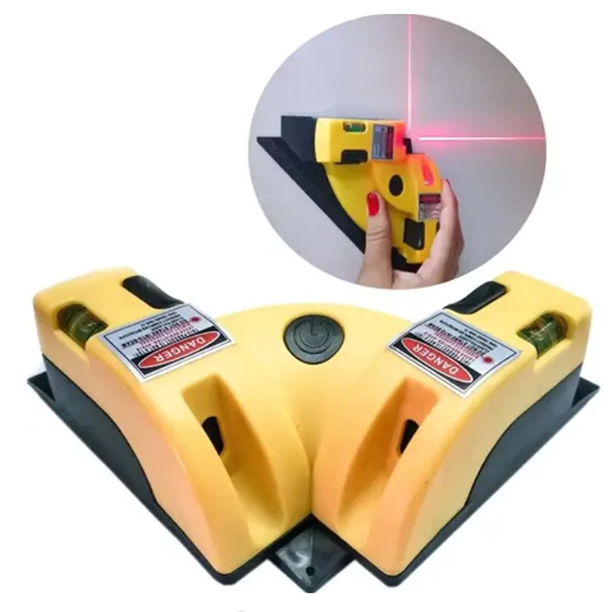 GENERICO - Nivel Laser Escuadra 90 Grados Alta Precision Pro