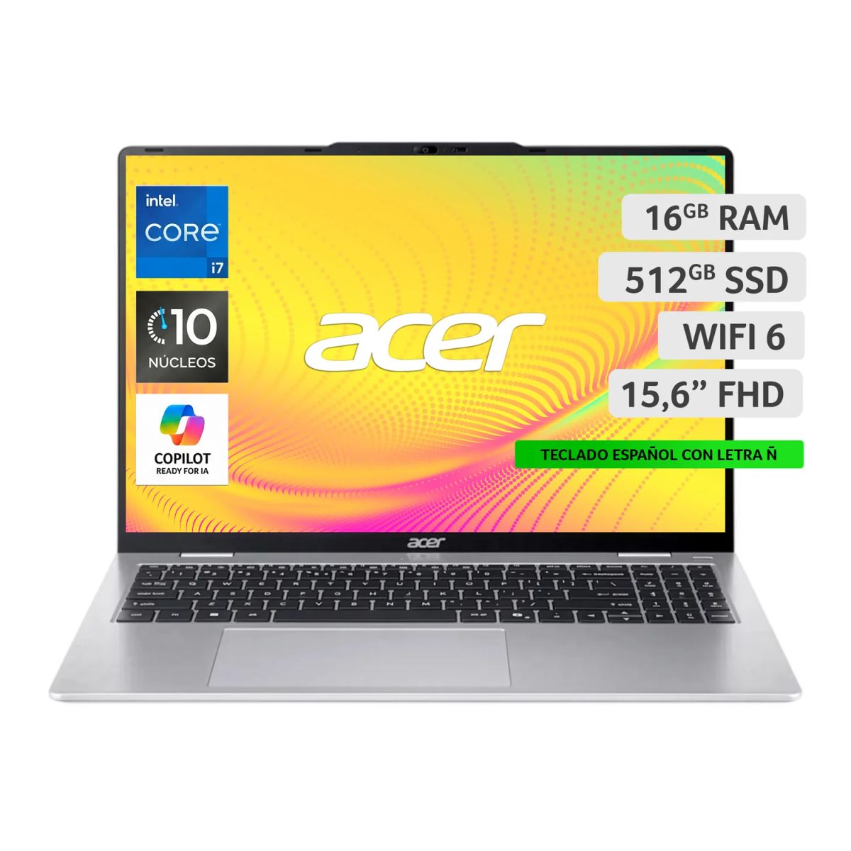 ACER - Notebook Acer Aspire Lite AL15-72P-79W5-1 Intel Core i7 16GB RAM 512GB SSD 15.6 FHD