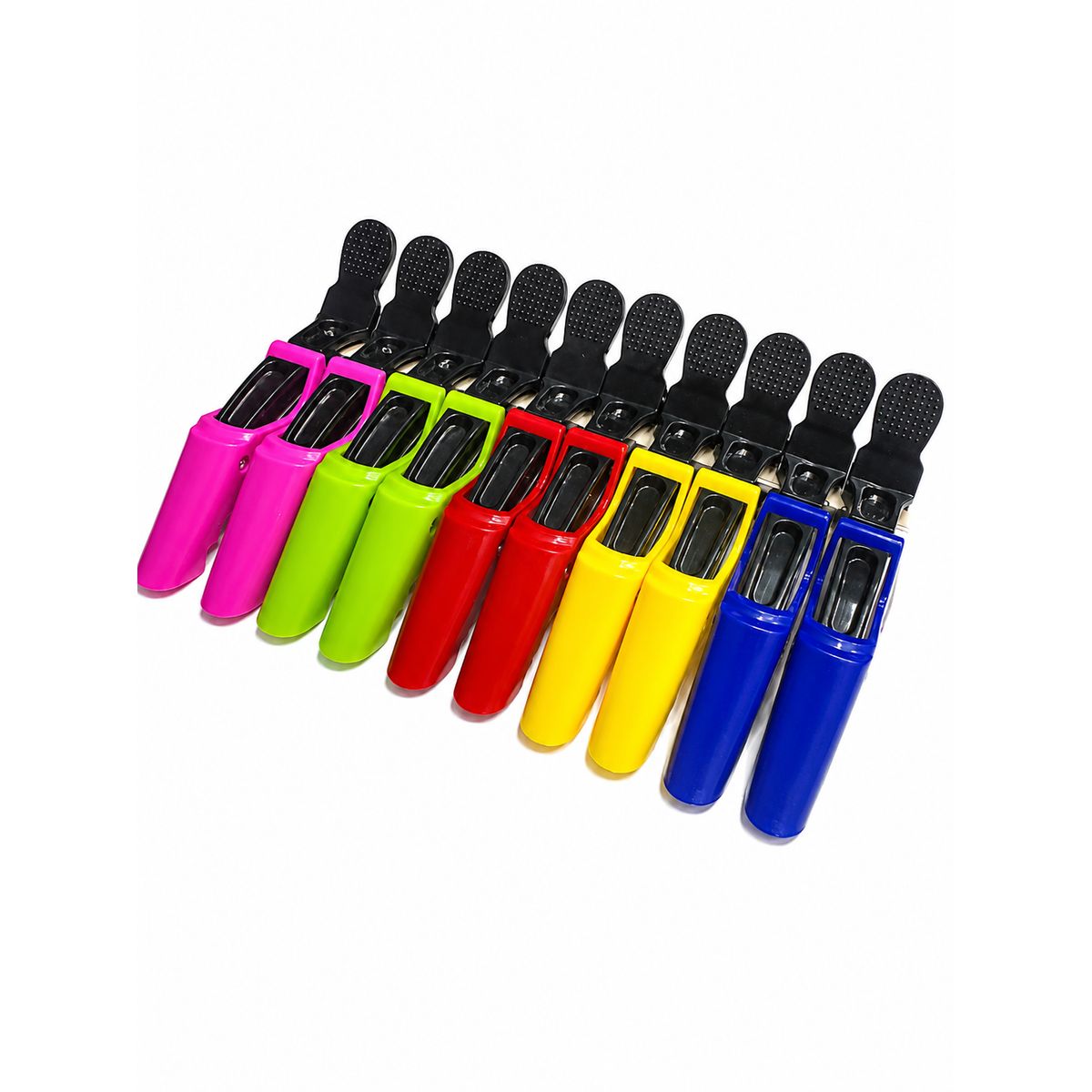 GENERICO - Set 10 Pinzas Para Tomar El Cabello Peluquería Profesional