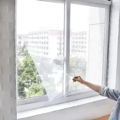 GENERICO - Malla Mosquitera Para Ventana 1,2x2mt Anti Mosquito 3 unidades