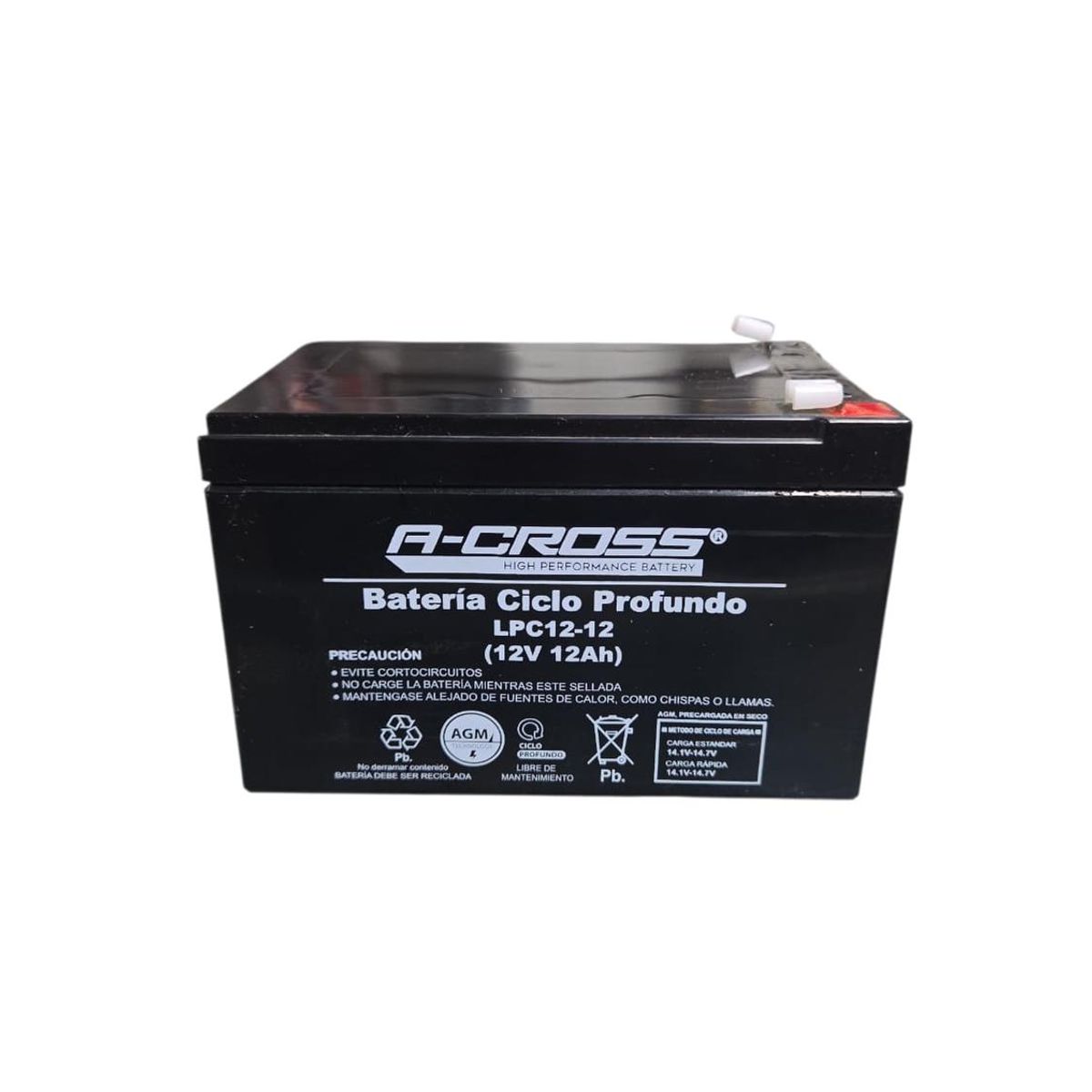 GENERICO - Bateria para BICIMOTOS  MOTO ELECTRICAS 12V - 12AH