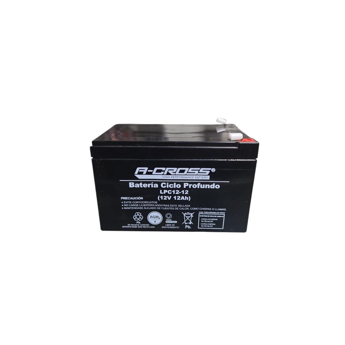GENERICO - Bateria para BICIMOTOS  MOTO ELECTRICAS 12V - 12AH