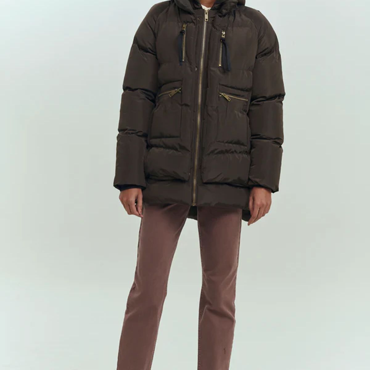 BRICK LONDON - PARKA MUJER COREY JACKET BROWN