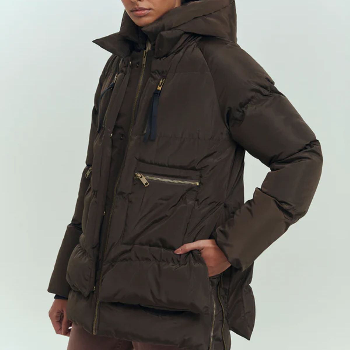 BRICK LONDON - PARKA MUJER COREY JACKET BROWN