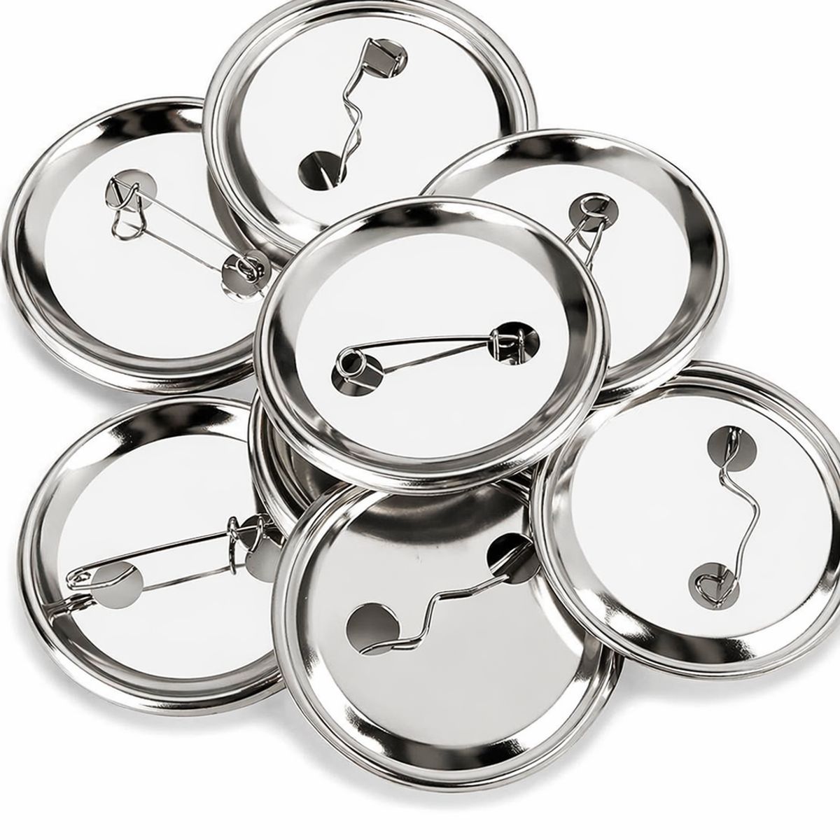 TODOK - Pack de 100 Chapitas Metálicas de 58 mm