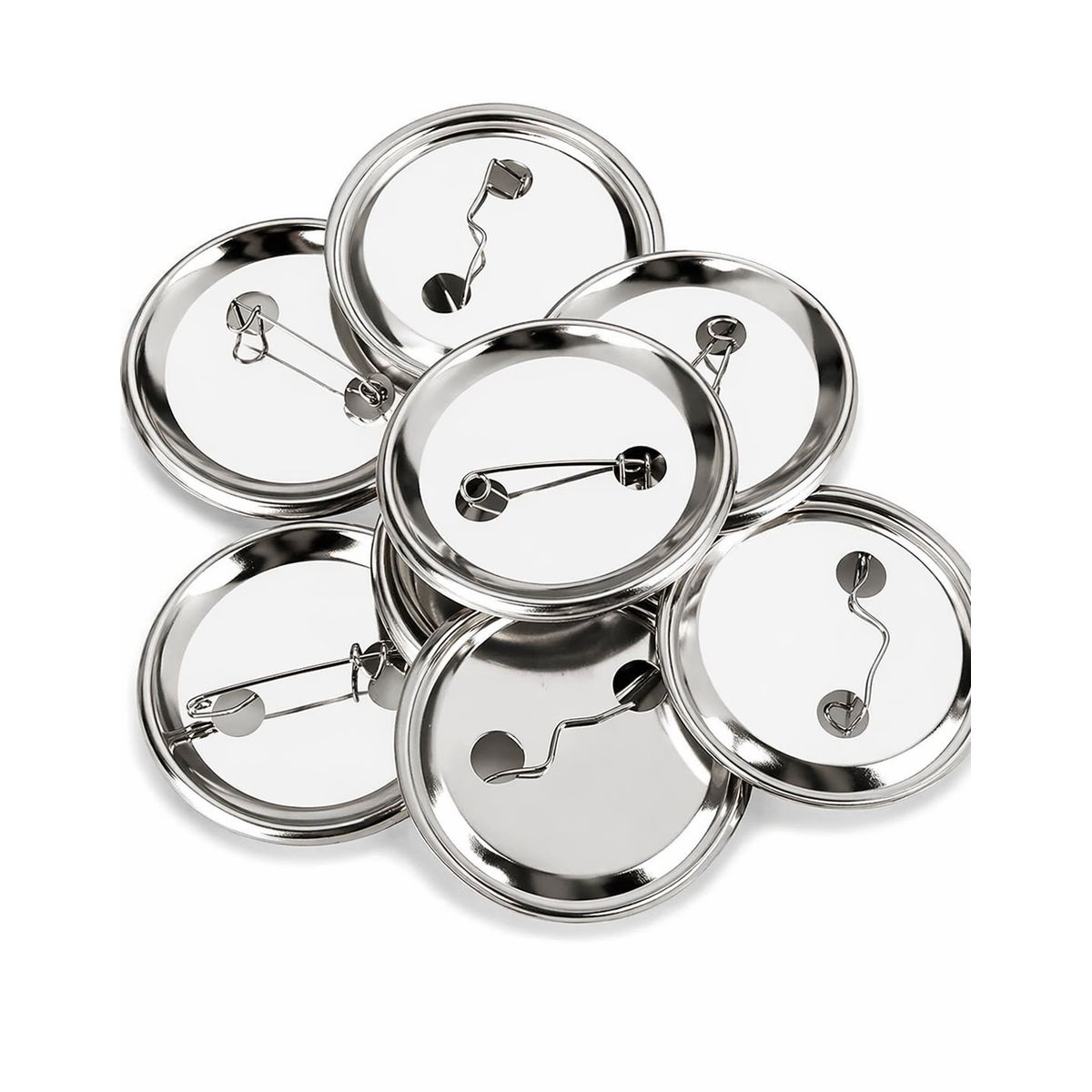 TODOK - Pack de 100 Chapitas Metálicas de 58 mm