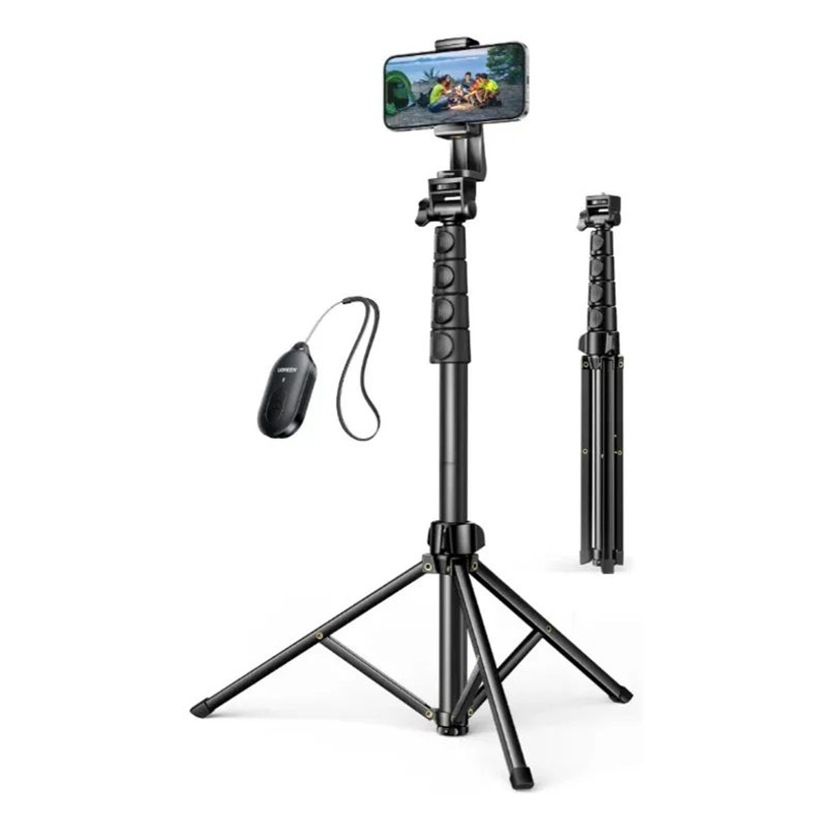 UGREEN - Tripode Selfie 1.7m + Obturador Inalambrico Bt Ugreen Lp680