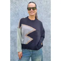 PICAFLOR - Chaleco Mujer Diseño Negro