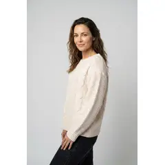 PICAFLOR - Sweater Mujer tejido trenzado
