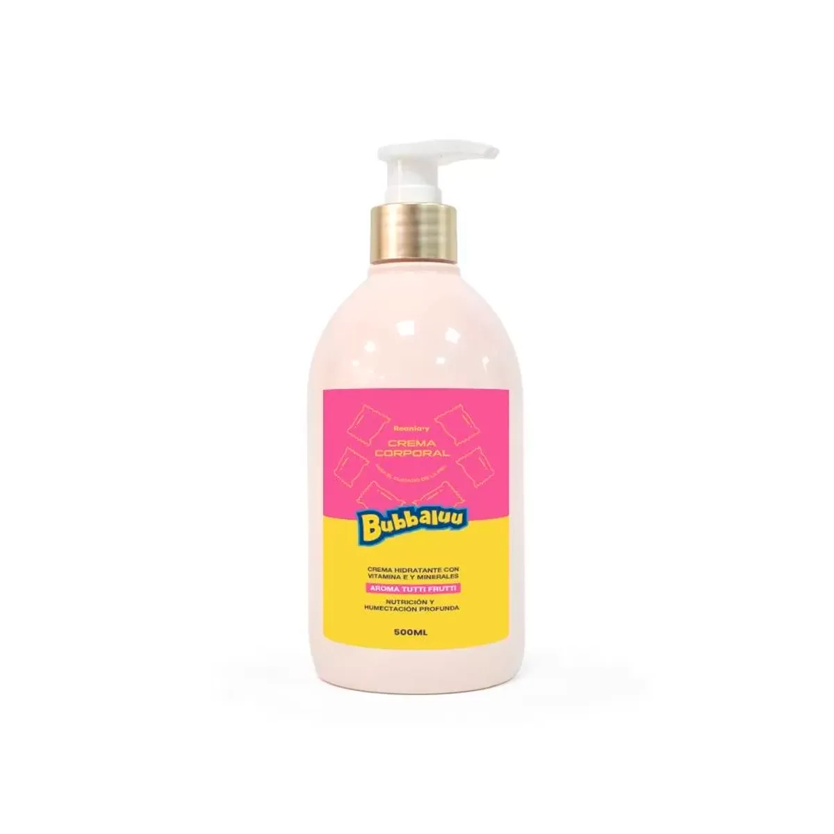 GENERICO - Crema Corporal Hidratante Bubbaluu 500ml Tutti Frutti