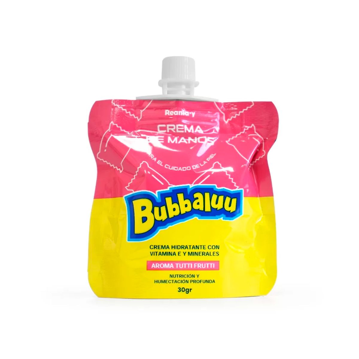 GENERICO - Crema de Manos Sachet Bubbaluu 30gr Tutti Frutti