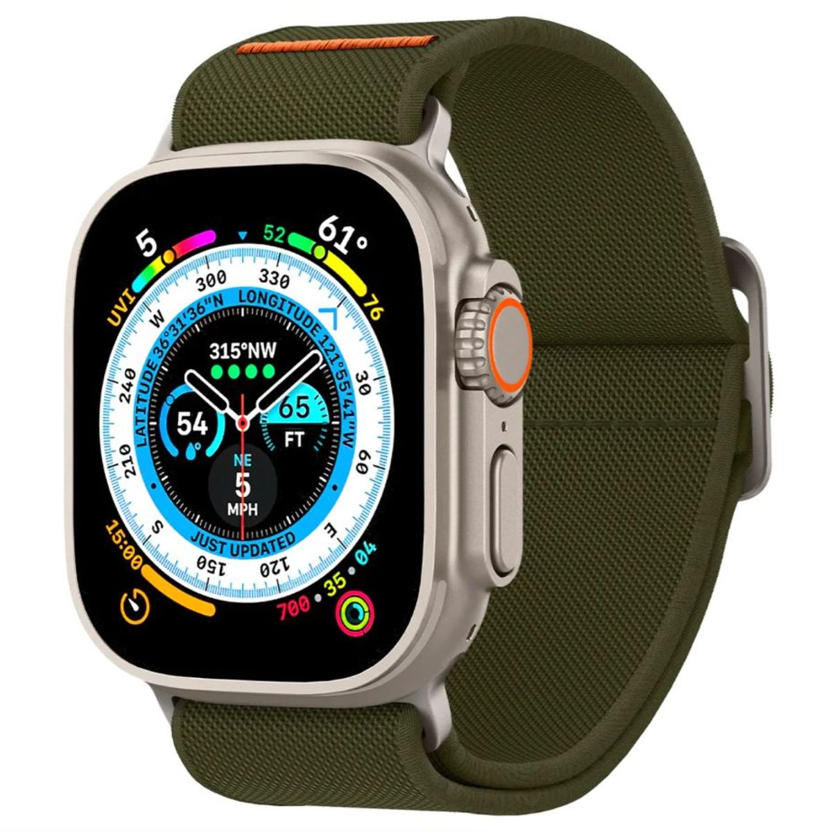 SPIGEN - Correa Spigen Lite Fit para Apple Watch - 44 / 45 mm - Verde