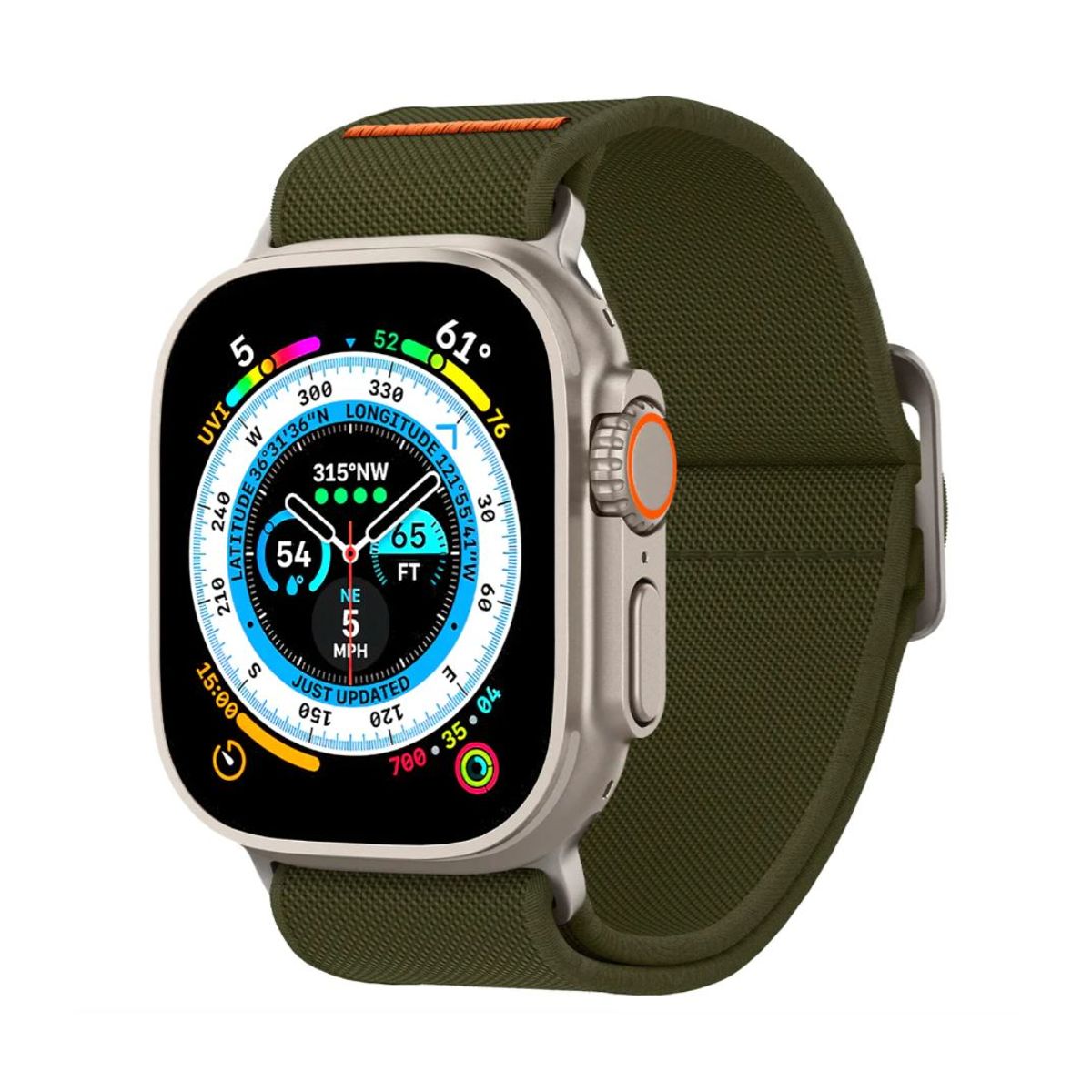 SPIGEN - Correa Spigen Lite Fit para Apple Watch - 44 / 45 mm - Verde