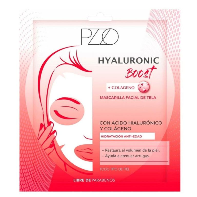 Mascarilla facial Hyaluronic Boost + Colageno PZZO Make up